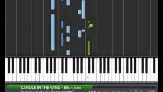 CANDLE IN THE WIND - Elton John [piano tutorial cover by 