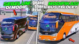 Aku Beli Mobil BUS Basuri Langka Dari BENGKEL Untuk Ikut Konvoi Bus Telolet Di Kota  - GTA 5 MOD