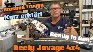 Reely Jovage 4x4 Mini Brushed Truggy 1/16 RTR mit Ladegerät und Akku #reely #truggy #rc #charger