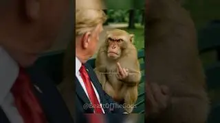 Trump vs Monkey 🍌😂