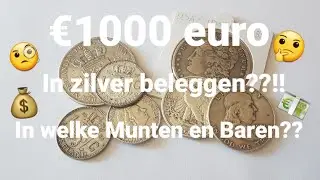 Eerste &euro;1000 euro in FYSIEK zilver beleggen??!! Maar welke dan🤔🧐