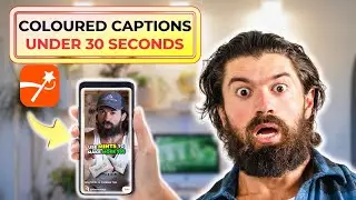 How To Make Coloured Captions Like Alex Hormozi | UNDER 30 SECONDS
