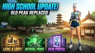 Big Update in Free Fire! 🚀 Old Peak Gone | High School Map + OP Loot