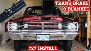 Back on the Dart! 727 install with transbrake wiring and a trans blanket