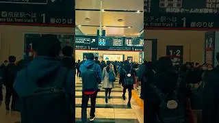 Osaka Station Rush Hour 🇯🇵 | 大阪駅のラッシュアワー 🚉#osakastation #osakajapan #explorebeyond