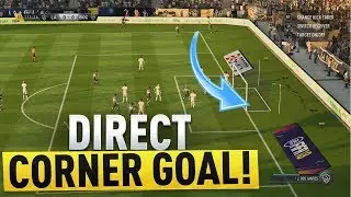 FIFA 18   How To Score Directly From Corner Kicks