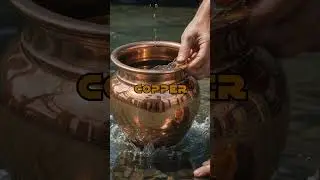 🌟 The Ancient Secrets of Copper Water! 🌟 #07funfact #CopperWater #HealthTrends #Ayurveda #shorts
