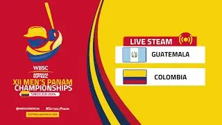 Guatemala v Colombia | XII Men's Softball Pan American Championship 2024