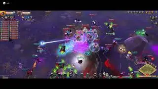 Albion Online PvP Bedrock Mace GOSTOP vs Free beer vs 4Dollar Gold core Fight! l 알비온 온라인 황금코어 3파전