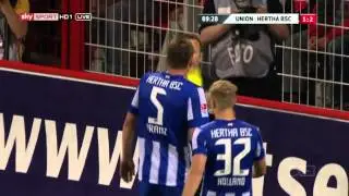 Union 1 - 2 Hertha - Derby vom 03-09-12 - Franz voll in Aktion!