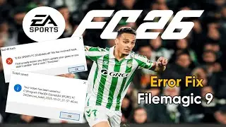 fc26 filemagic 9 FIX all error update حل مشاكل رسالة الخطأ في لعبة فيفا 26 بالتفاصيل بعد التحديث.