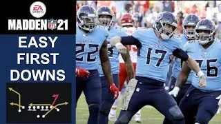 Easy First Downs In Madden 21: Gun Tight Doubles: Curl- Tennessee Titans Playbook