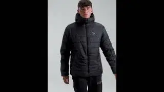 PUMA Essential Padded Puffer Jacket Hooded Man Black | JD Sports