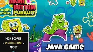 SpongeBob SquarePants Java Game &ndash; Bikini Bottom Pursuit Gameplay