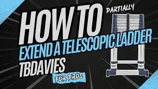 How to Partially Open an Xtend+Climb Telescopic Ladder