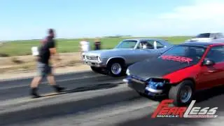 Chevy Nova vs Sinister Racing Turbo Honda Civic Hatch