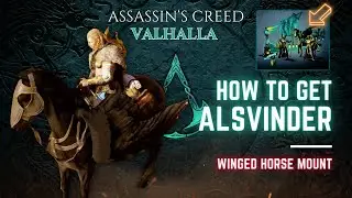 Как получить крылатого коня Альсвиндера в Assassin's Creed Valhalla | БЕЗ УРОНА ОТ ПАДЕНИЯ!!