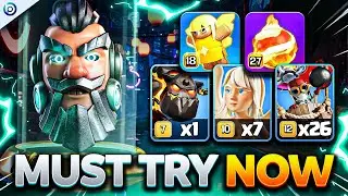 FIREBALL + QUEEN WALK Makes LALO Possible in TH17 | Modern Lalo Clash of Clans