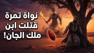 نواة تمرة قتلت ابن ملك الجان | قصة التاجر والعفريت | كاملة أشهر قصص ألف ليلة وليلة