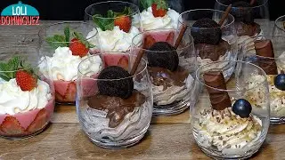 VASITOS DULCES ESPECIAL NAVIDAD 2021 - Loli Dom&iacute;nguez -  #NAVIDAD -  #DULCES - #POSTRES