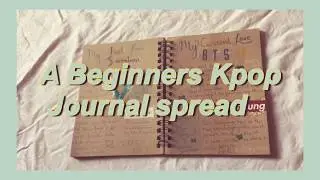 Beginners Kpop journal Spread