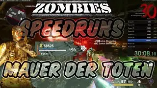 Zombies Speedrun NEW PB! Round 30 Mauer Der Toten [Global Top 4]