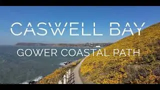 Gower coastal walk into Caswell bay | walking tour | GOWER | Wales