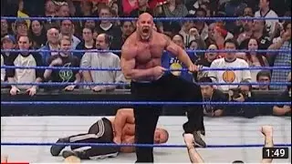 Goldberg is Arrested after attacking Brock Lesnar : WWE No Way out 2004