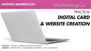 Digital Card Masterclass Recap | Create Impactful Contact Hubs with Nowsite