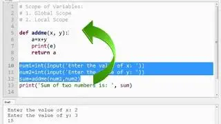 Scope of Variables