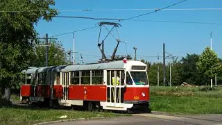Wieczorny Przejazd Linią 2 Tramwajem typu 102Na na Święto Wojska Polskiego.