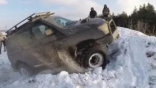 УАЗ по бездорожью | патриот по снегу | Off-Road