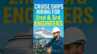 Cruise ship jobs for 2nd & 3rd Engineer Hiring (Apply Now) | How to Apply #shorts  #cruisejobs
