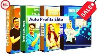 Auto Profitz Elite Bundle of 4x Affiliate Software Tools Crypto Bank Traffic Avalanche 100K Cloner+1