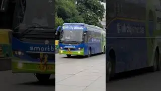 IntrCity SmartBus | Volvo B11R 14.5M | MultiAxle AC Sleeper | Operated by SiddaGanga | #shorts #bus