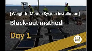 [JRP WIM] Weigh-In-Motion System installation Block-out method : Day 1