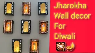 DIY Jharokha from Perfume Boxes | Best Out of Waste Craft | Easy Diwali Wall Decoration Idea |Decor 