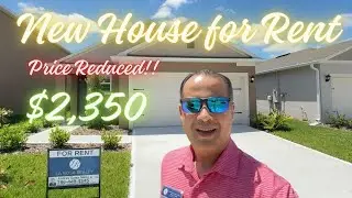 Price Reduced to $2,350! New House for Rent in Orange City!