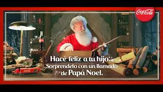 Recibí el llamado de Papa Noel gracias a Coca Cola Argentina!