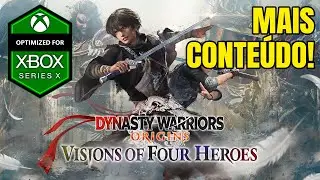 Dynasty Warriors Origins c/ nova DLC: Visions of Four Heroes!