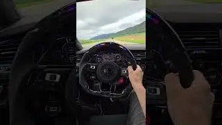LED Carbon fiber steering wheel for volkswagen Golf 7/7R/GTI