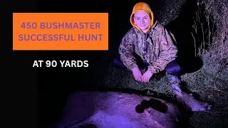 Perfect 450 Bushmaster Deer Hunt at 90 Yards | Precision-Leveled Scope & Youth Season Doe Drop