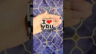 DIY HEART CHARM FOR BFF (690) ASMR Tutorial #diy #gift #viral #shorts #asmr #usashorts