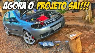 TIREI OS FARÓIS DO PALIO PRA COLOCAR O PROJETOR