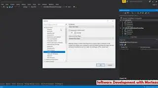 Set the Visual Studio Start Up Action