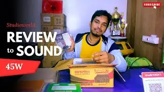 Studioworld Amplifier 45W Review Sound Testing & Price Powered By B-Cabinet
