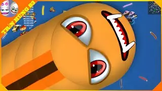 🐍WORMSZONE.IO | GIANT SLITHER SNAKE TOP 01 / Epic Worms Zone Best Gameplay! | Trần Hùng 83