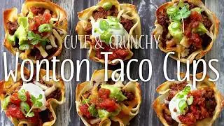Wonton Taco Cups