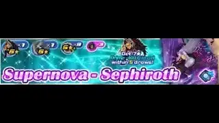 Kingdom Hearts Union &chi;[Cross] Supernova Sephiroth pulls