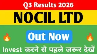 NOCIL Ltd 🔥 Q3 Results 2026 | nocil share latest news today | nocil share latest news 